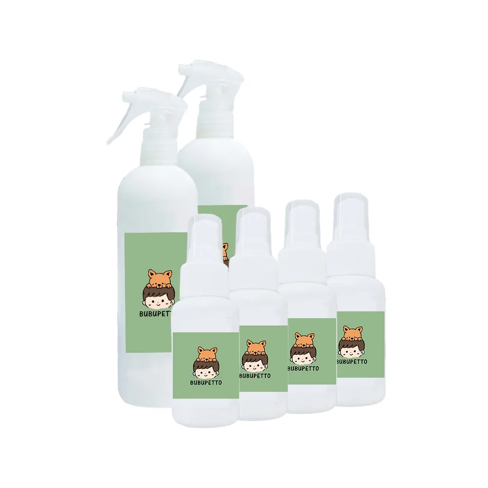 【BUBUPETTO】毛小孩次氯酸水家用瓶350ml-2瓶+隨身瓶70ml-4瓶(次氯酸水 衛生 居家 貓 狗 毛小孩)