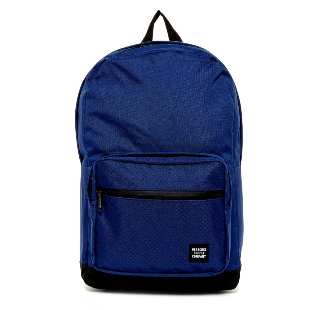 【Herschel】雙11 Pop Quiz 大型 Aspect 深藍 帆布底 防潑水 筆電夾層 大學 書包 學生 男生 女 