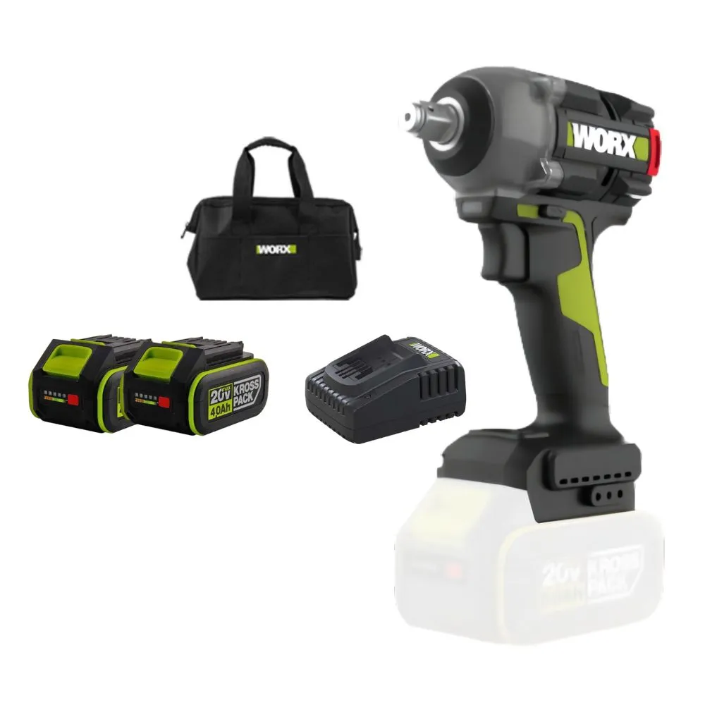 【WORX 威克士】20V 500Nm WU289(鋰電 無刷 扭力 拆輪胎 汽修保養 電動扳手 衝擊扳手  鋰電無刷衝擊扳手)