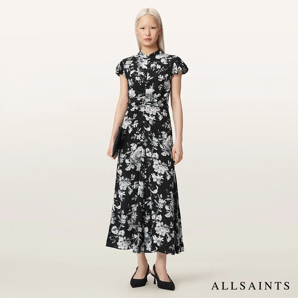 【ALLSAINTS】LOLITA 印花洋裝 W277DE(合身版型)
