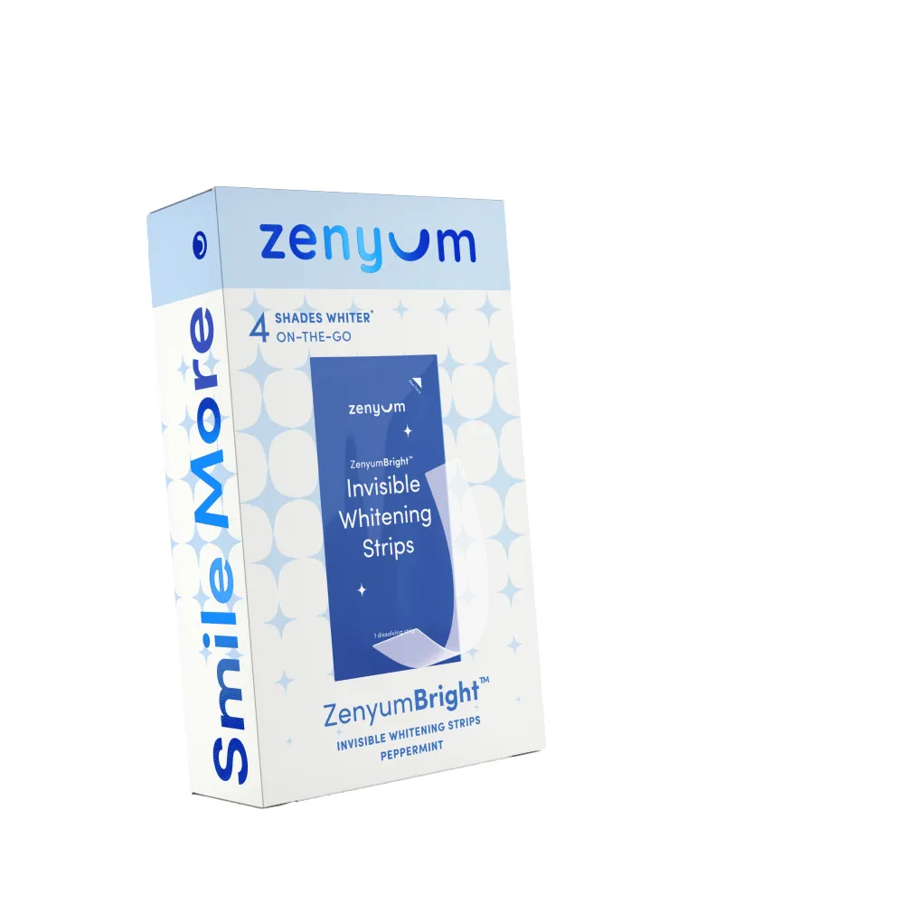 【Zenyum】Bright™ 綻雅亮白美齒貼片(亮白最高4階/不含過氧化物/STP強化琺瑯質)