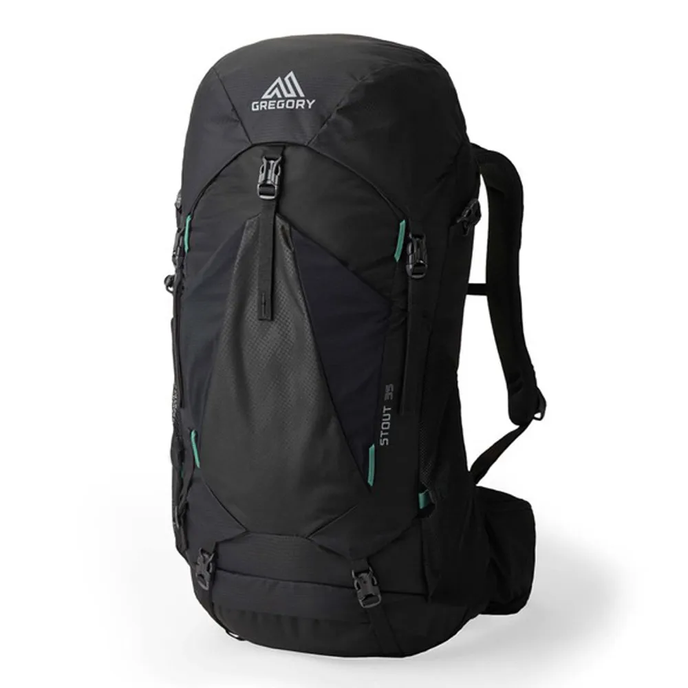 【Gregory】STOUT 35 男款專業健行登山背包 35L_可調式懸架系統(149374-A266 森林黑)