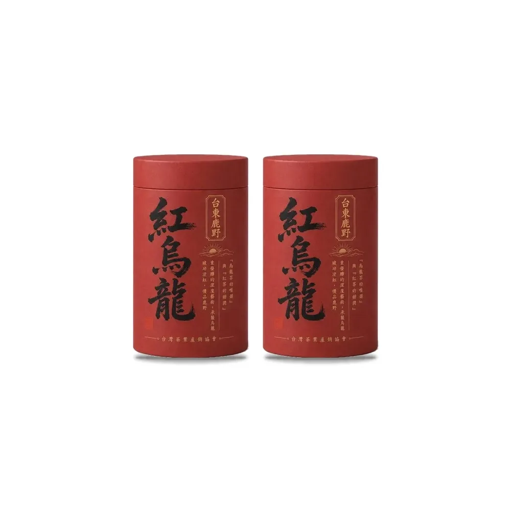 【台灣茶葉產銷協會】台東鹿野紅烏龍 2入組｜罐裝4兩