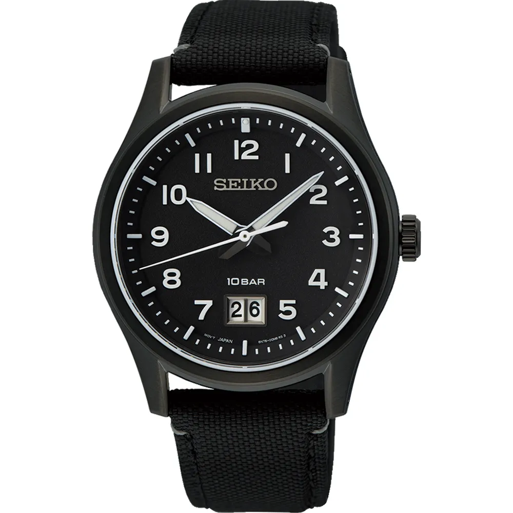 【SEIKO 精工】CS系列 大三針日期顯示時尚腕錶/39.5mm(SUR571P1/6N76-00K0U)