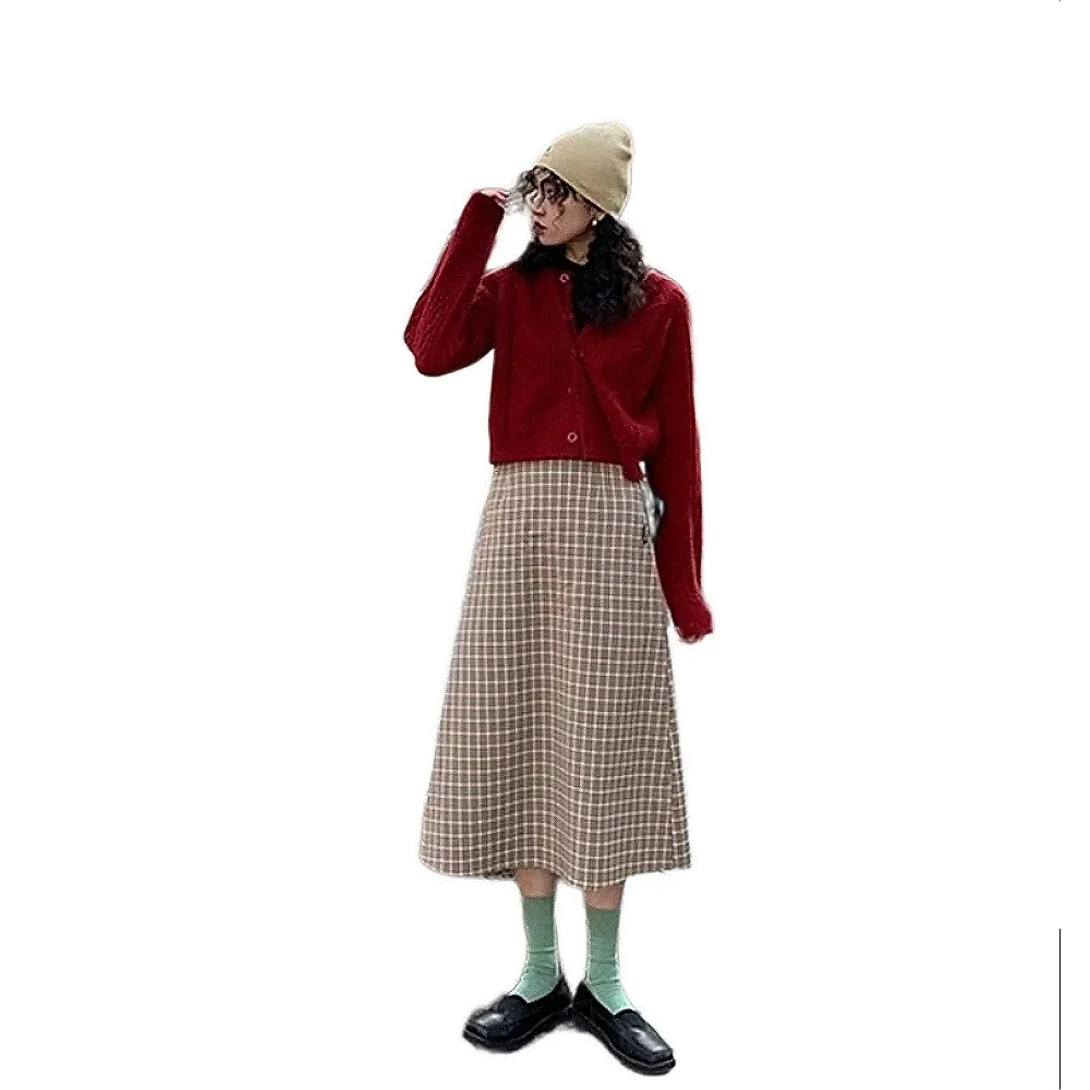 【巴黎精品】現貨+預購 針織衫毛衣外套(麻花寬鬆純色短款女外套3色p1az38)