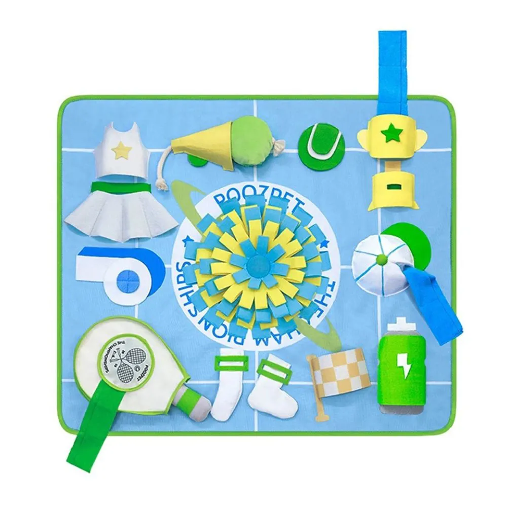 【POOZPET】網球主題·嗅聞墊(狗玩具、貓玩具、藏食玩具)