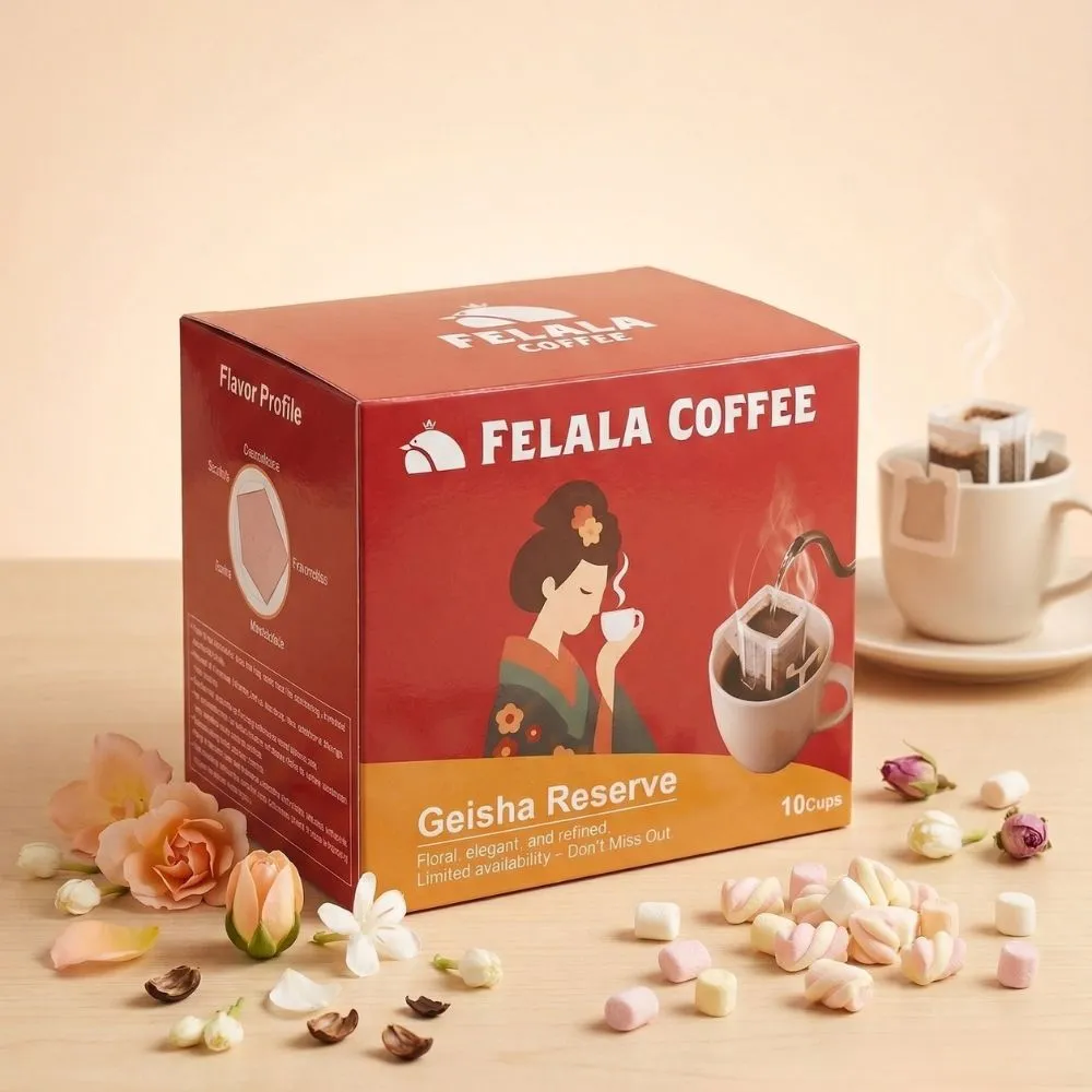 【Felala 費拉拉】經典平衡 精品配方咖啡濾掛包 10包/盒