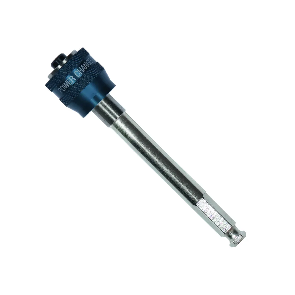 【BOSCH 博世】六角柄圓穴鋸轉接頭延長桿 150 mm(直徑 11 mm/無中心鑽)