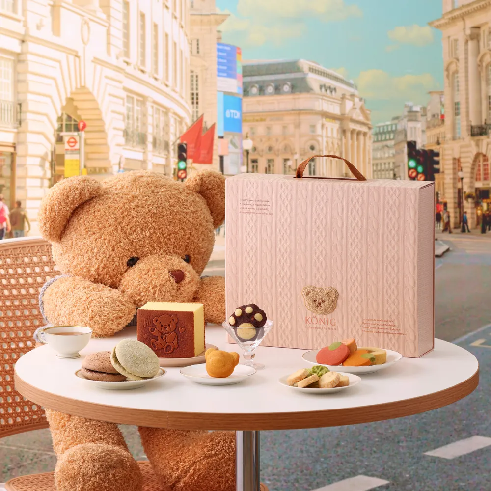 【金格食品】暖暖Bear熊熊款禮盒(伴手禮/彌月)
