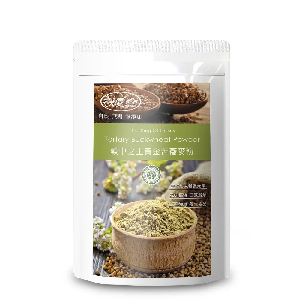 【樸優樂活】穀中之王黃金苦蕎麥粉500g/包(2包組)