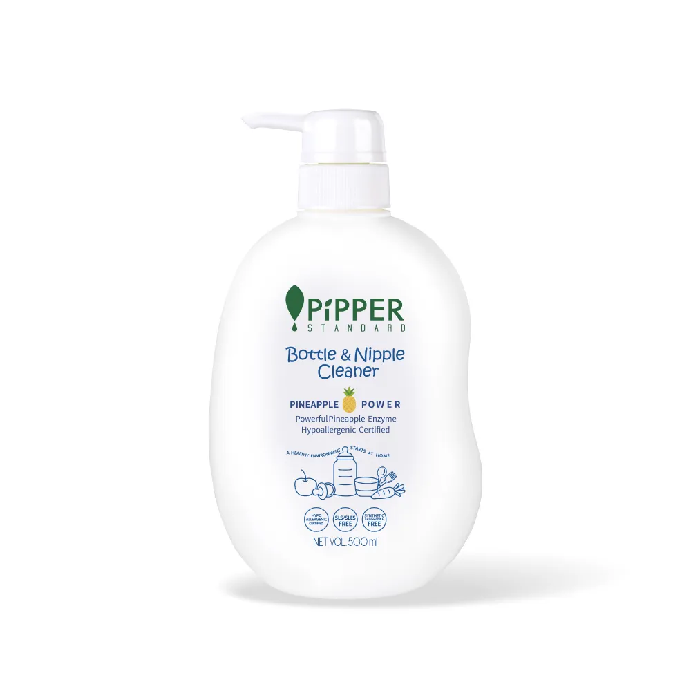 【PiPPER STANDARD 沛柏】鳳梨酵素奶瓶蔬果清潔劑500ml (蔬果清潔劑/奶瓶清潔劑 二合一/嬰寵適用)