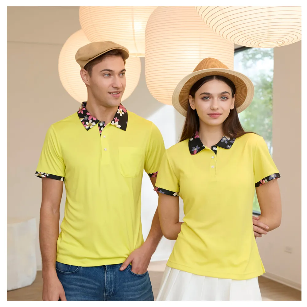 【LEIDOOE】油桐花領休閒女短POLO衫(96238)