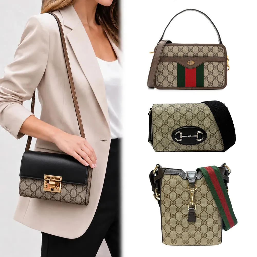 【GUCCI 古馳】☆本季大特價☆經典手提/斜背/兩用包(多款任選)779890/779814/855556/782919