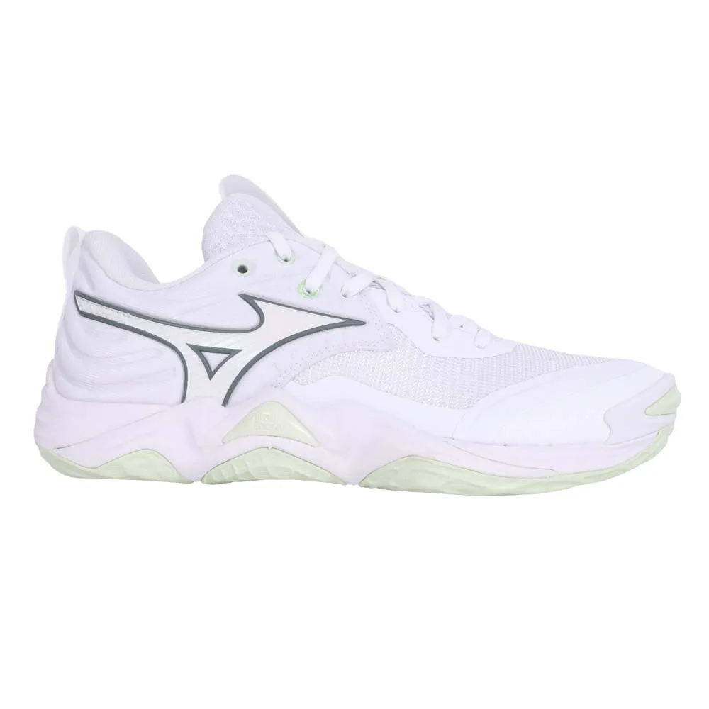 【MIZUNO 美津濃】WAVE MOMENTUM ELITE 女排球鞋-運動 美津濃 匹克球(V1GC251285)