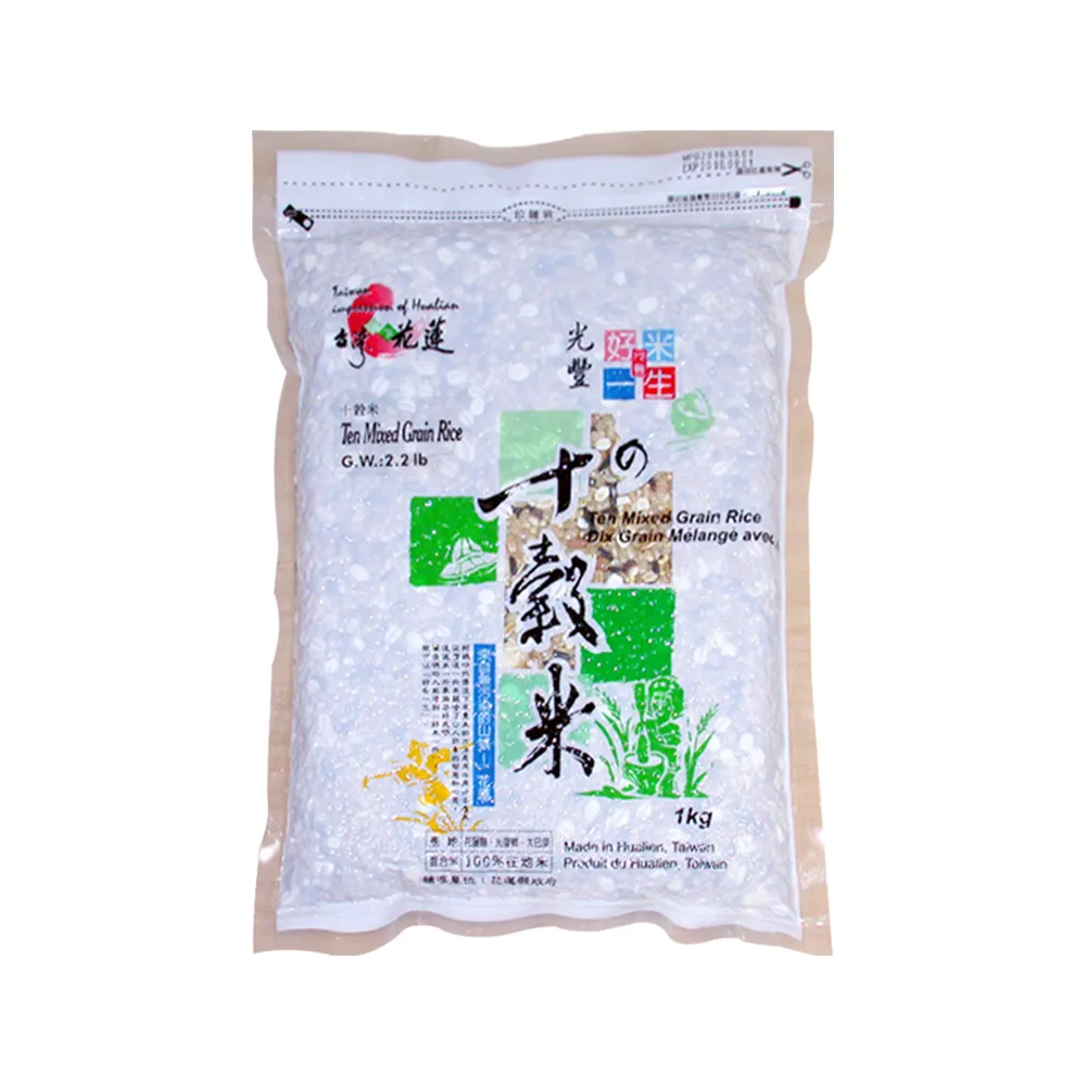 【農會】光豐農會 光豐十榖米1kgX3包 (真空包)