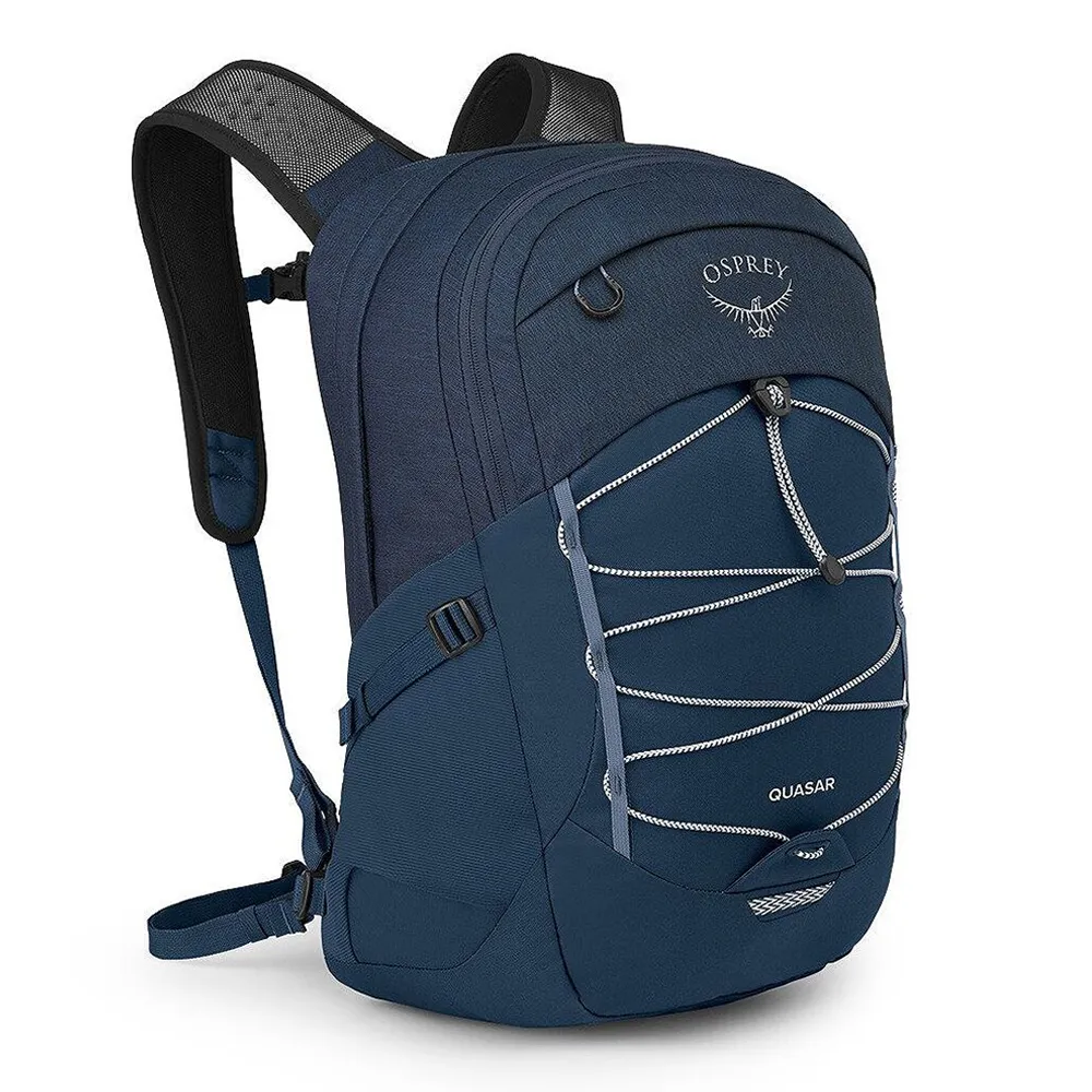 【Osprey】雙11 Quasar 26 通勤電腦背包 特拉斯藍(休閒後背包 電腦背包 筆電背包)