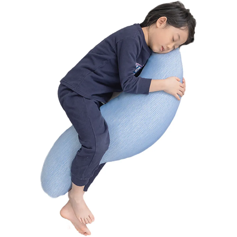 【旭】日本旭川兒童AIRFit長型側睡枕1入-適用145cm以下-多款可選(海馬枕 側睡枕 長型抱枕 多功能輔助枕)