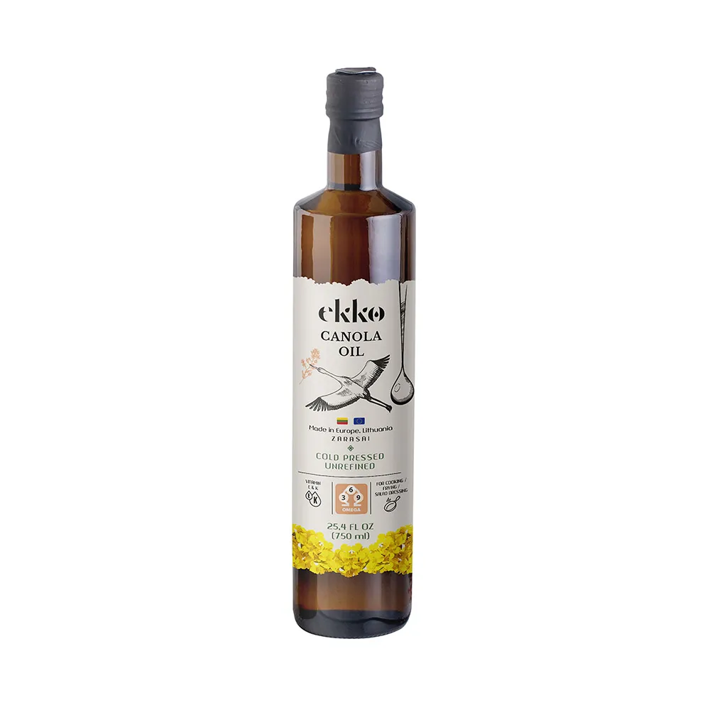 【EKKO】立陶宛有機冷壓初榨芥花油750ml(可生飲)