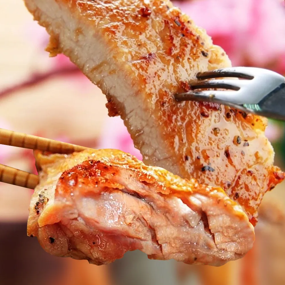 【金園排骨】大塊吃肉組｜厚切排骨x8+無骨雞腿x2(一甲子/老字號/老店/熟食/加菜/料理/便當)