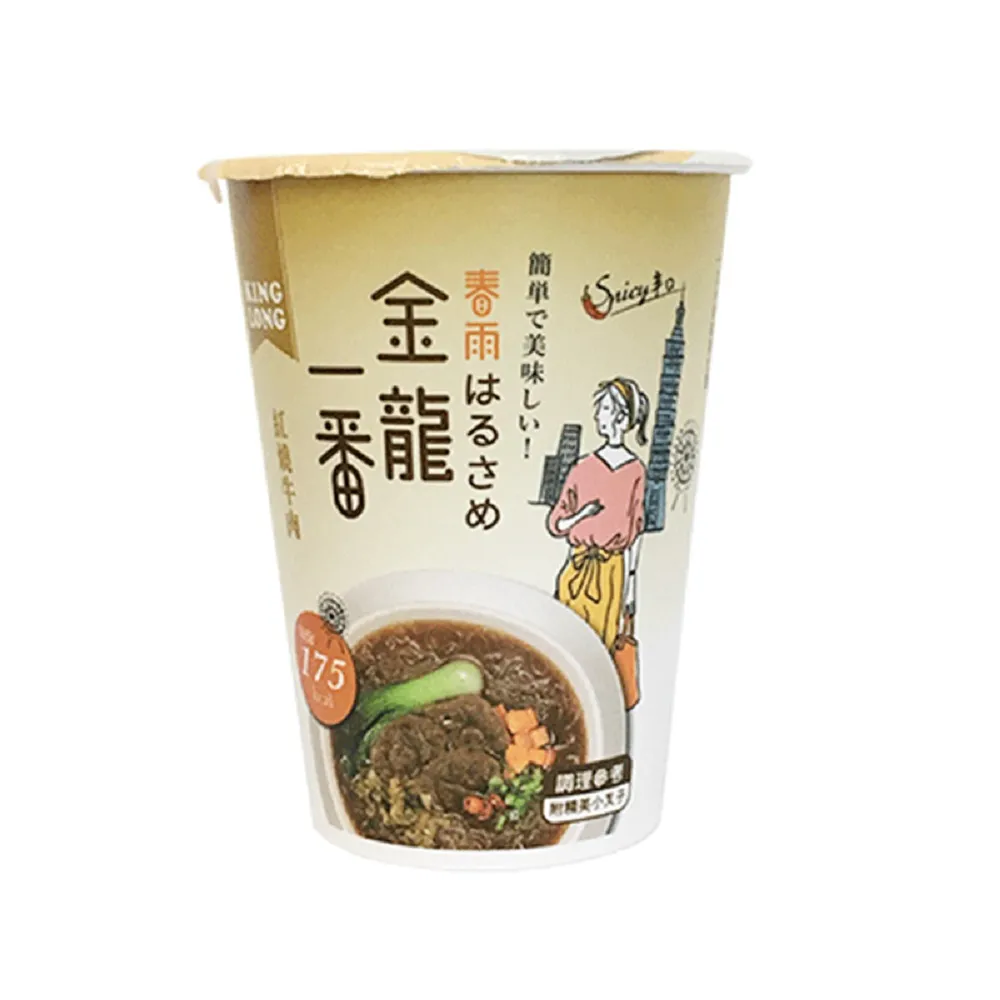 【中農粉絲】KingLong紅燒牛肉杯冬粉(12入裝)