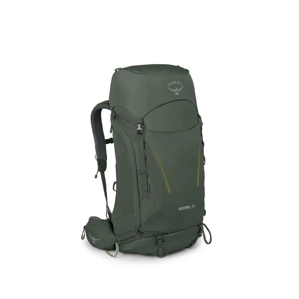 【Osprey】雙11 Kestrel 48 登山背包 男 48L 盆景綠 附背包防雨罩 10004760