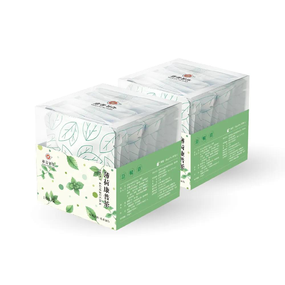 好Drink康普茶茶包-薄荷-5.5g×10入×2盒（康普茶、好菌茶包、花草茶、紅茶、機能茶）