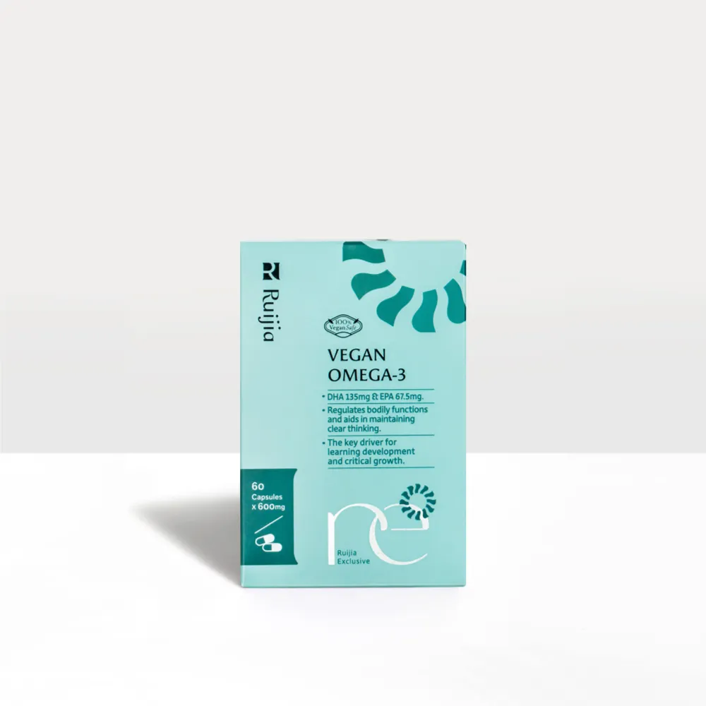 【RUIJIA 露奇亞】Life is Omega 純素藻油 (60粒/盒)-單入(DHA+EPA 孕哺推薦 TG型藻油)