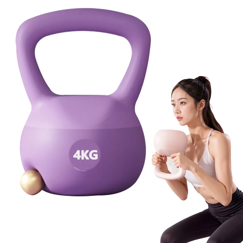 【keep power】4kg 軟式壺鈴 軟壺鈴 壺鈴 ( 附手套 防滑防汗 保護地板 環保材質 )