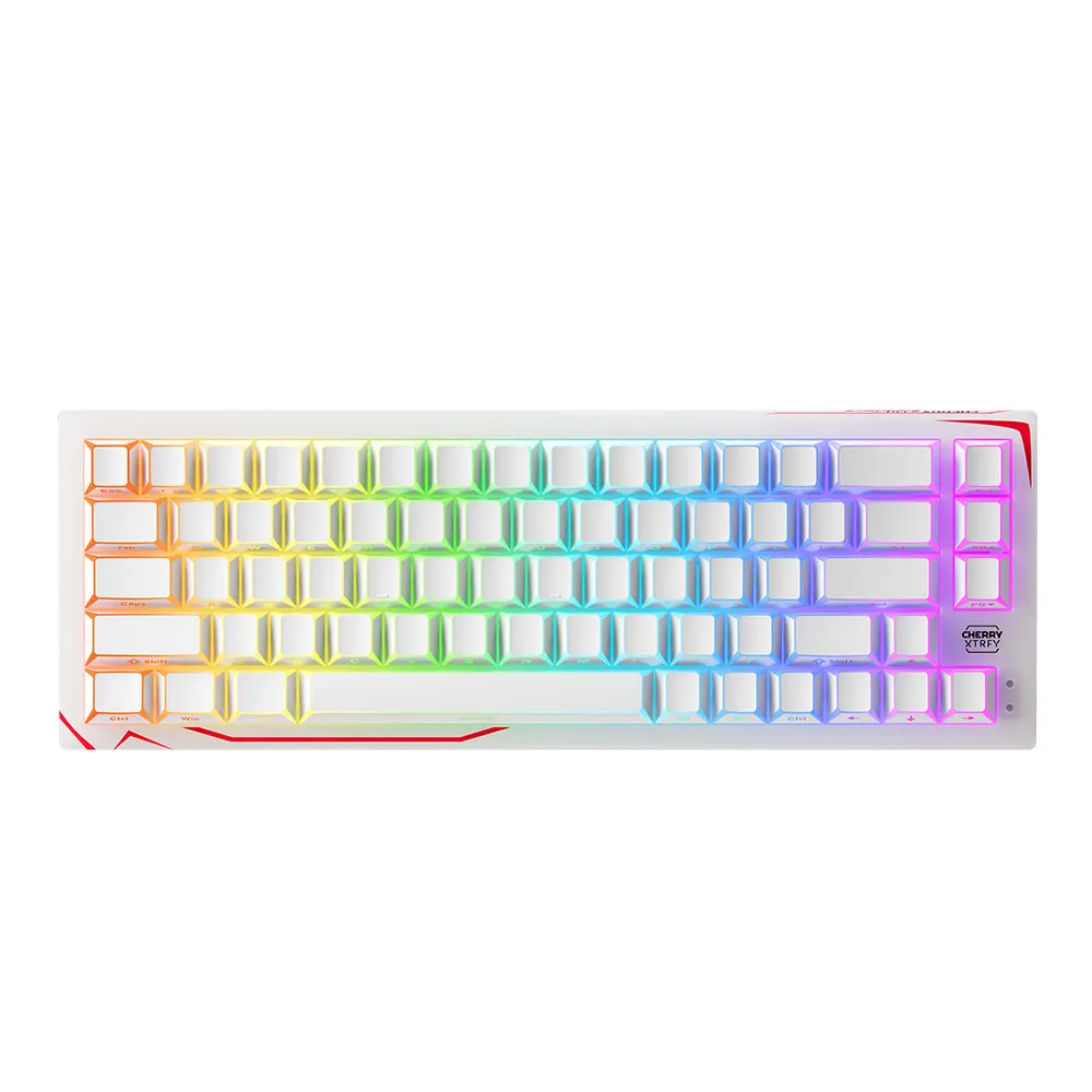 【Cherry】Xtrfy K5 PRO TMR V2 折影RGB 白色 電競鍵盤(英文側刻/二代魔晶磁軸/麻將音/熱插拔/FPS鍵盤)