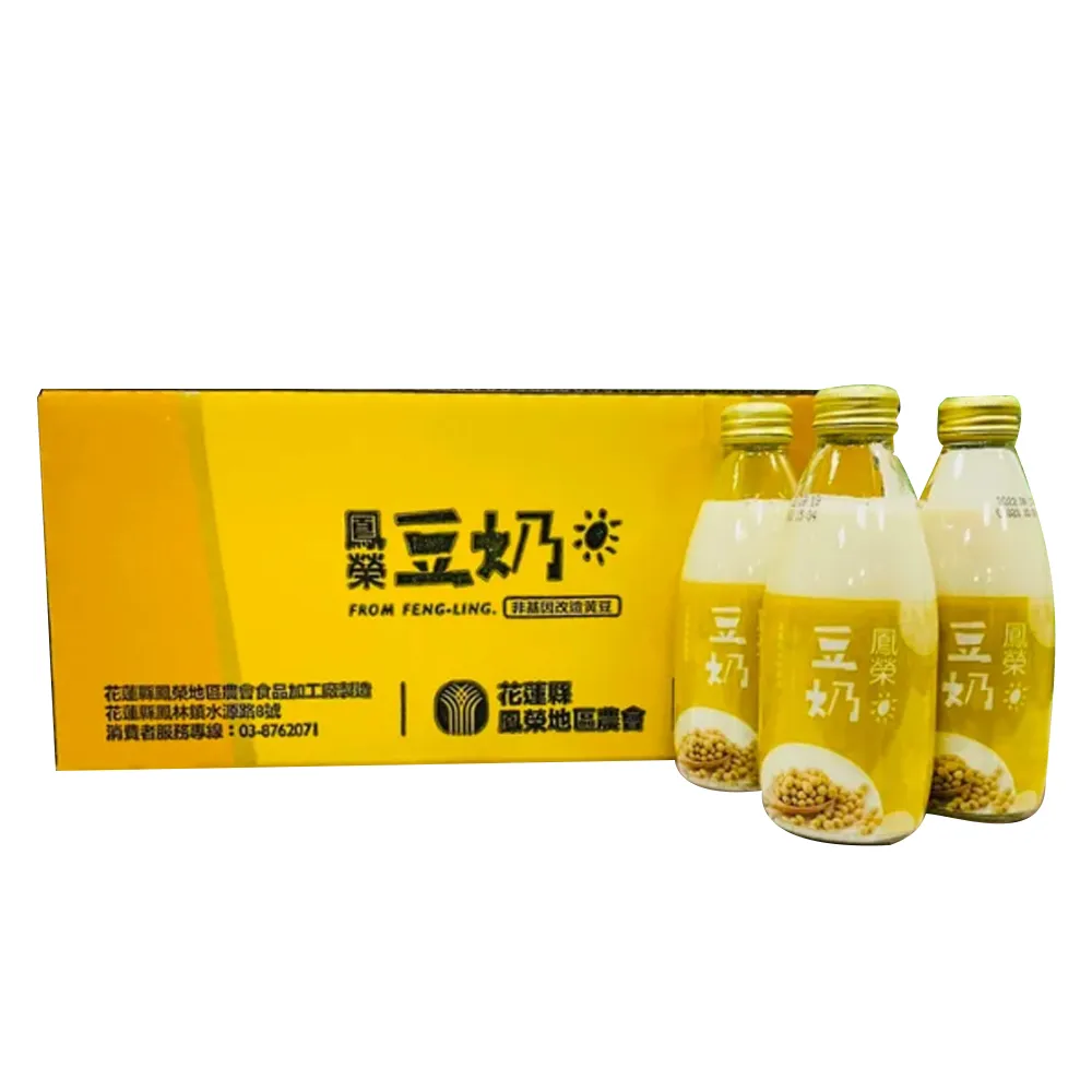 【鳳榮農會】鳳榮豆奶245mlX24瓶/箱