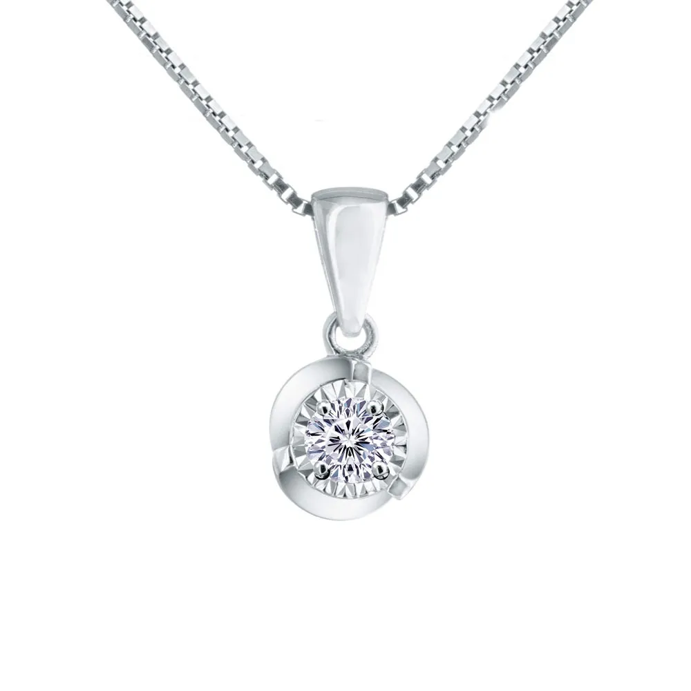 【Just Diamond】鎮金店 18K金 Dreamy 鑽石吊墜(不含鍊)