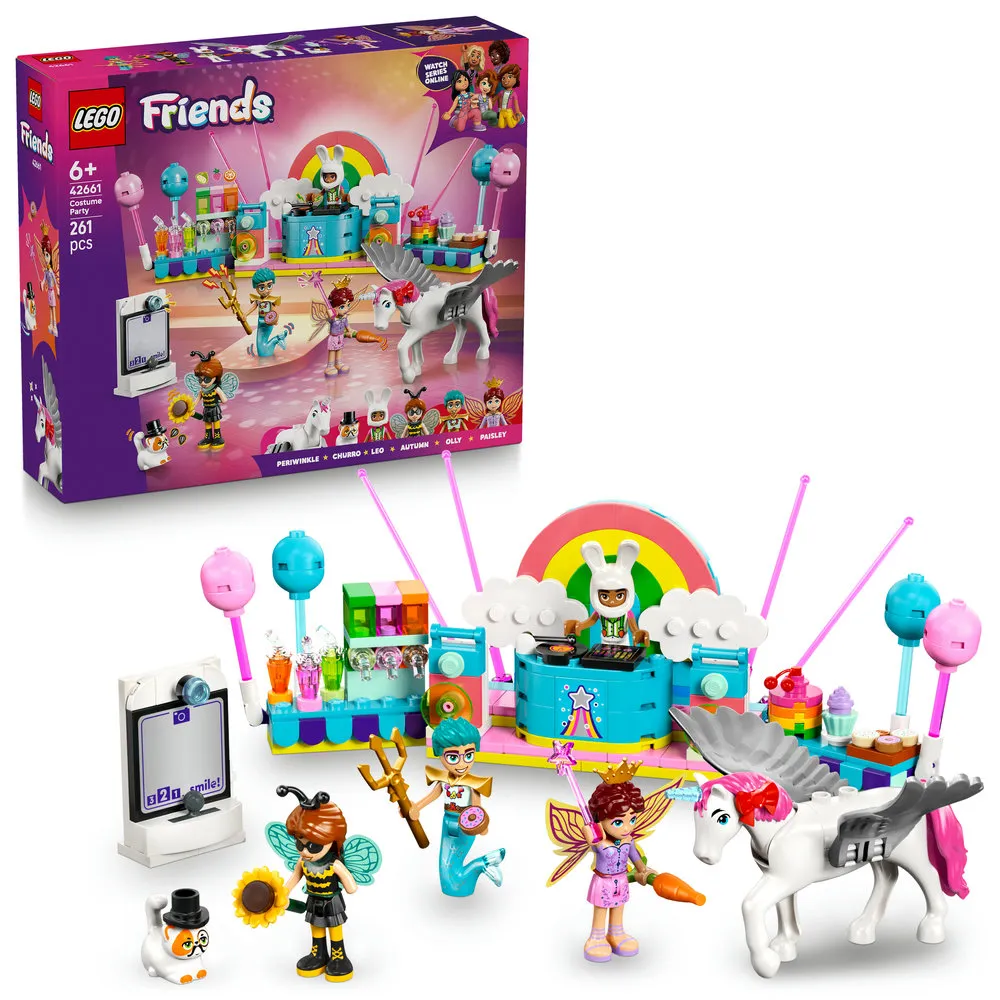 【LEGO 樂高】Friends 42661 獨角獸和仙子變裝派對(家家酒 居家擺設 兒童玩具 積木)