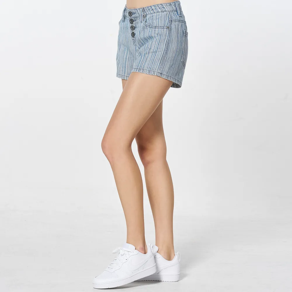 【BLUE WAY】女裝 排釦條紋中腰 短褲-ET BOiTE箱子