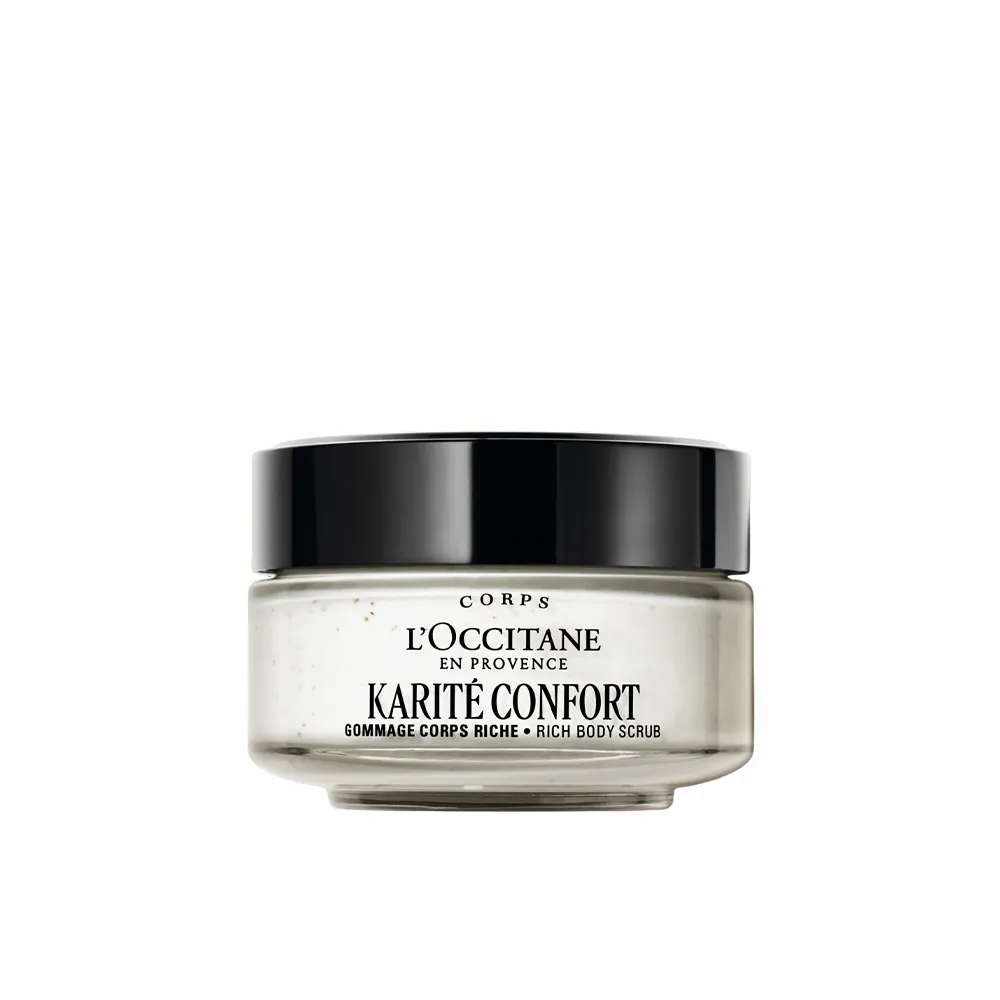 【L’Occitane歐舒丹】官方直營 乳油木保濕去角質美體霜200ml(身體保養)