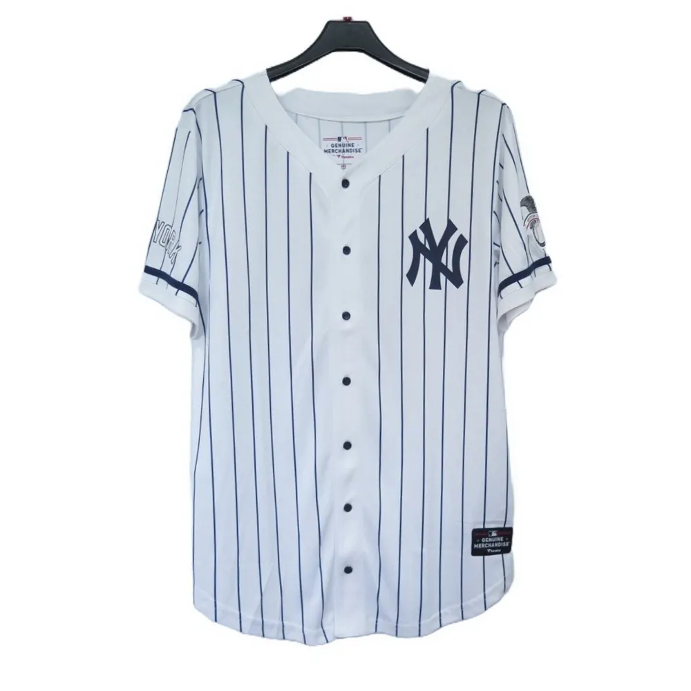 【FANATICS】MLB棒球衣 JUDGE 99 法官 洋基隊 經典白條紋 (MBPJS525226WH1)