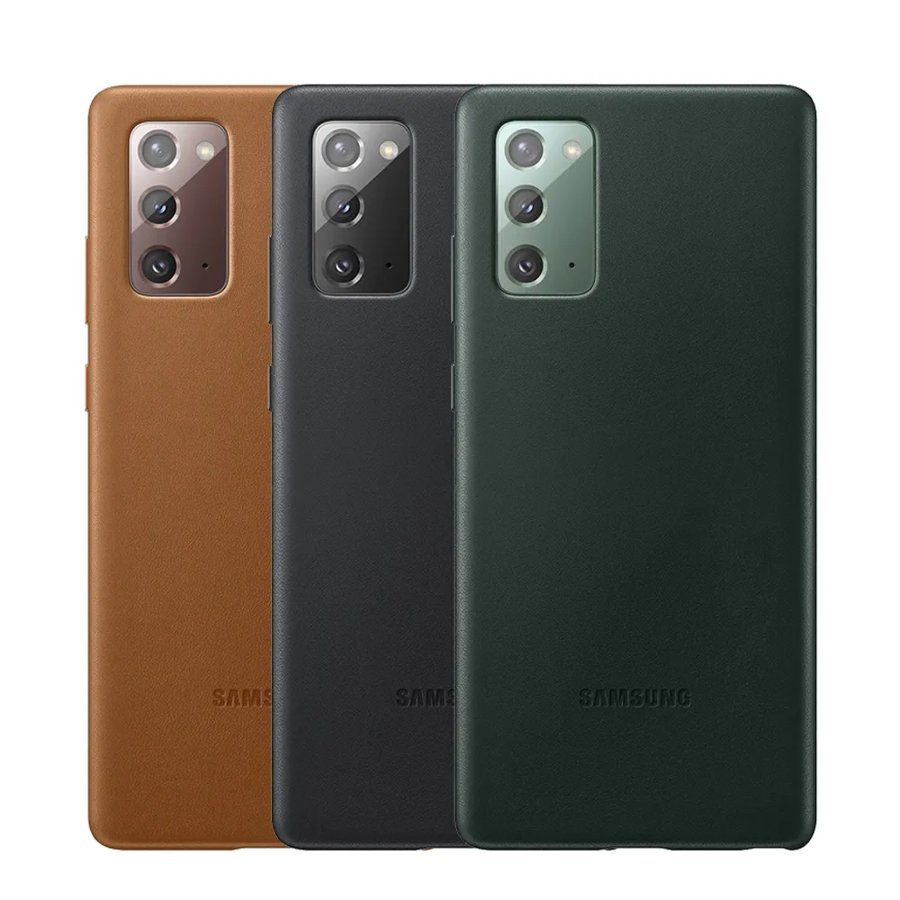 【Samsung 三星】Galaxy Note 20 原廠皮革背蓋(公司貨-盒裝)