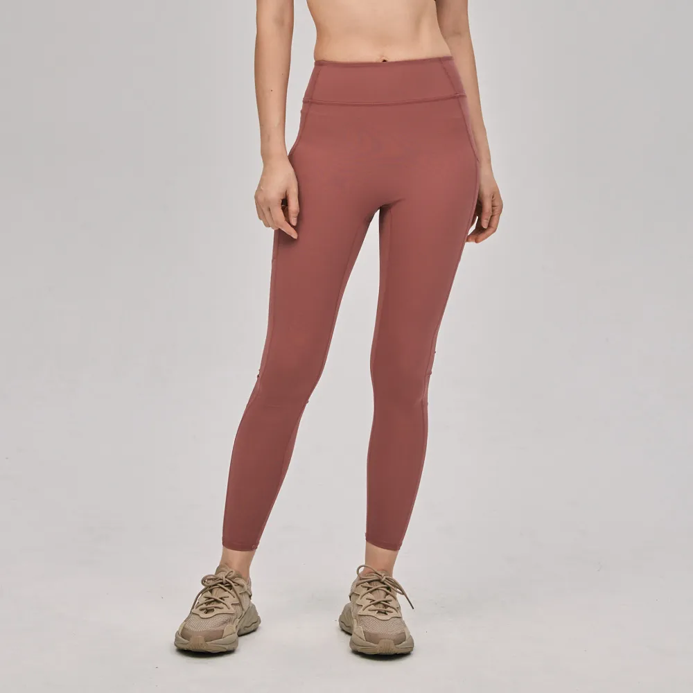 【ADISI】女高彈快乾收腹提臀緊身褲AP2391104(瑜珈褲 緊身長褲 Leggings 內搭褲 運動褲)