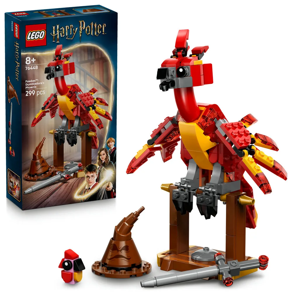 【LEGO 樂高】哈利波特系列 76448 佛客使：鄧不利多的鳳凰(Harry Potter 鳳凰 兒童玩具 積木)