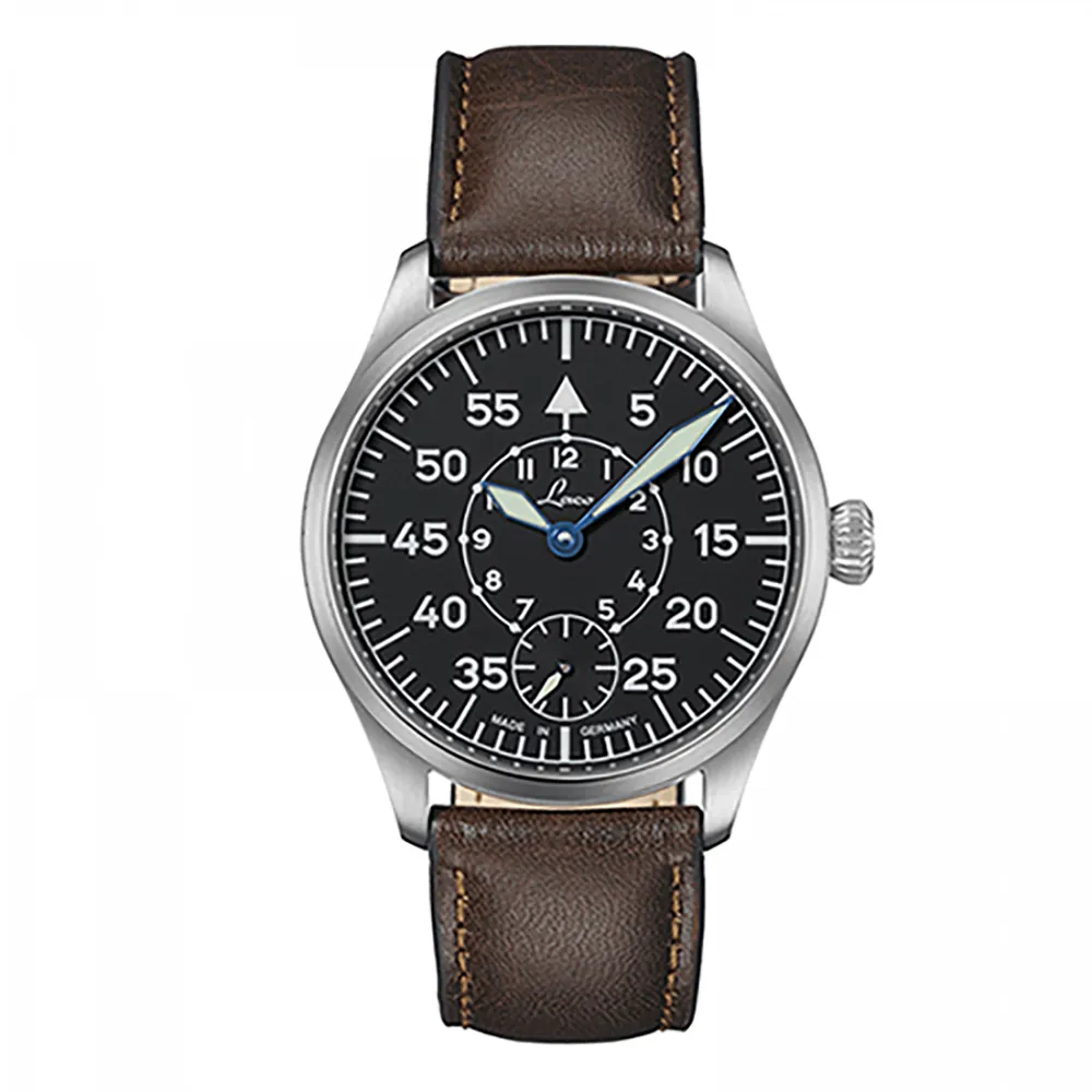 【Laco 朗坤】862119.2 搭載優質ETA 6498.2機蕊飛行員錶原型 復古飛行員錶 42MM(飛行錶 經典錶)
