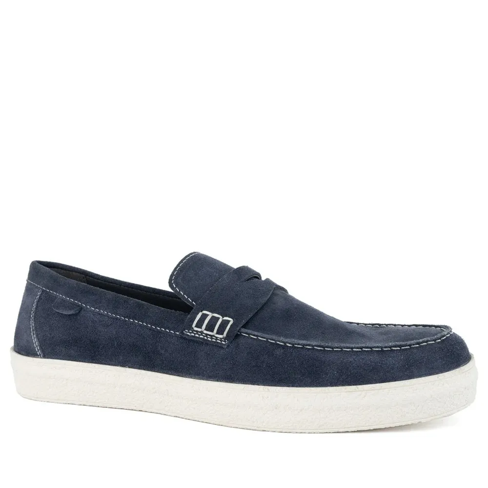 Gruner Schuhe Munich BLUE 休閒日常  MOCASINS 藍色男款鞋