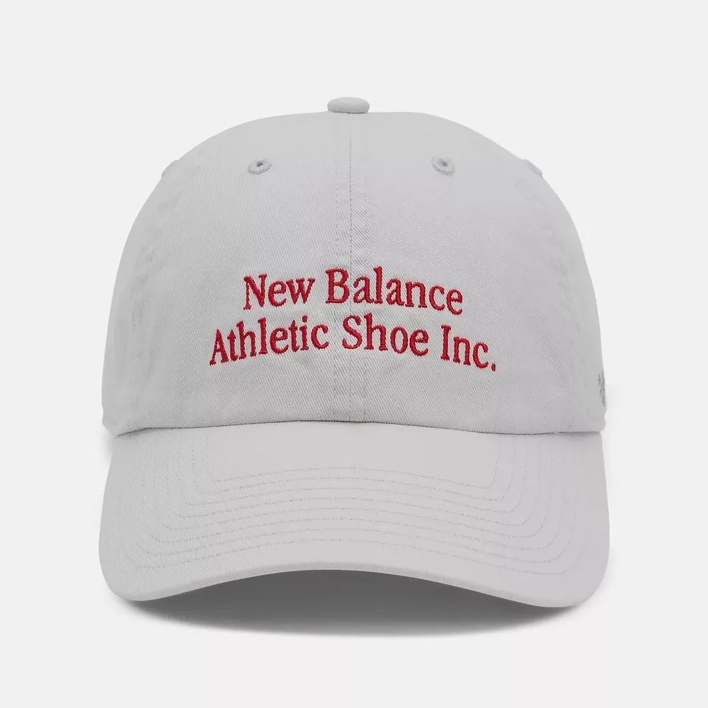 【NEW BALANCE】47 Hat 休閒帽 老帽 鴨舌帽 棒球帽 男女 米白 刺繡 AC62926GYM