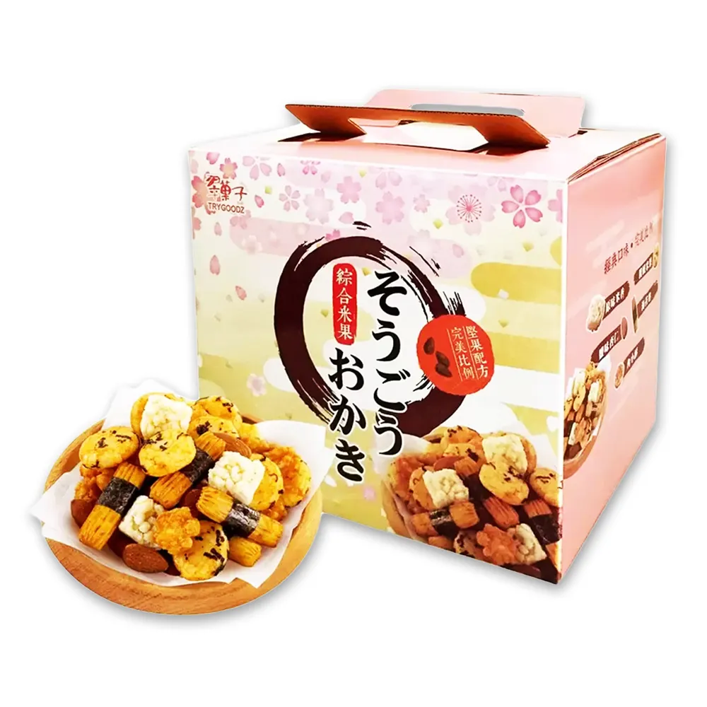 【美式賣場】翠果子 航空米果綜合禮盒(20g*30入/盒)