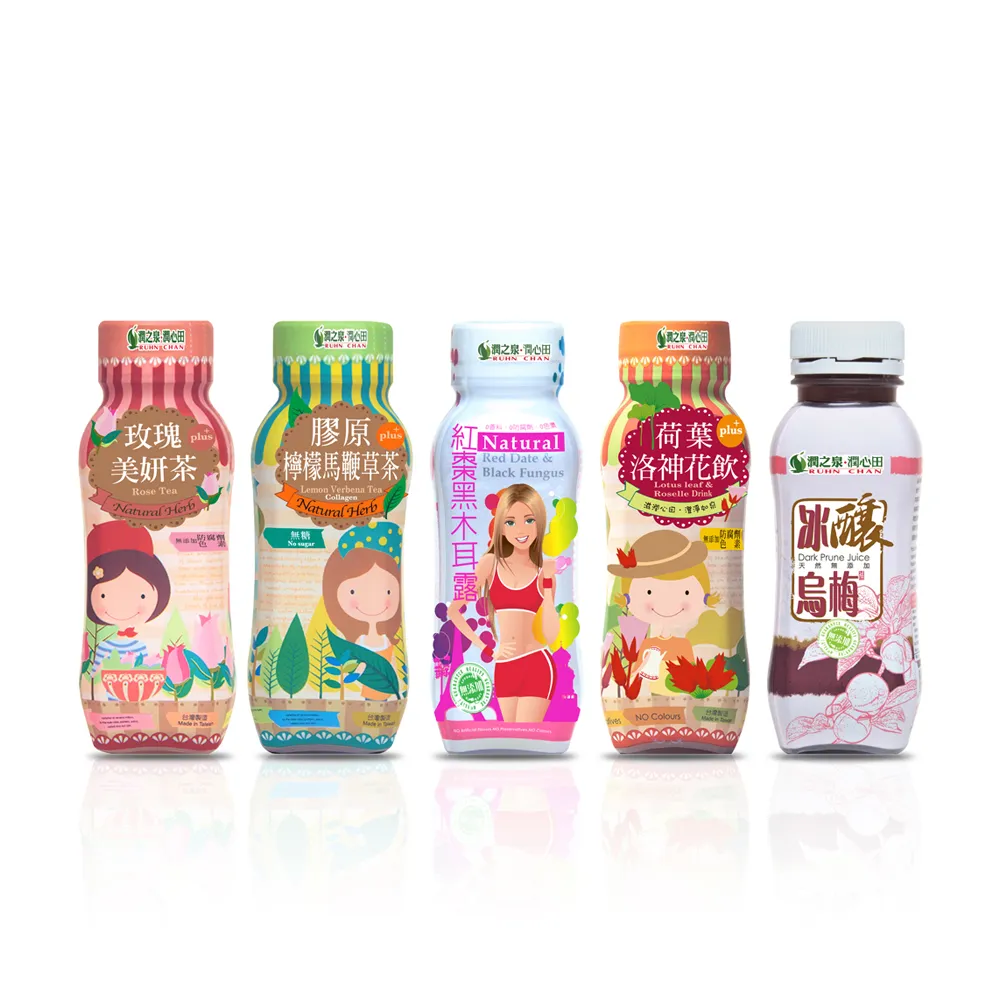 【潤之泉】紅棗黑木耳露320mlx24入/箱