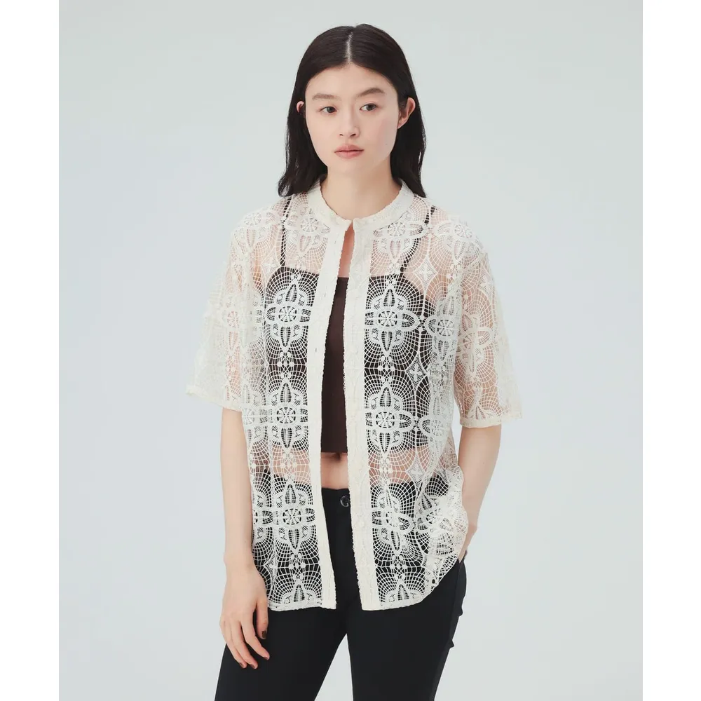 【BEAMS】官方旗艦館 BEAMS HEART / 女裝 蕾絲 上衣