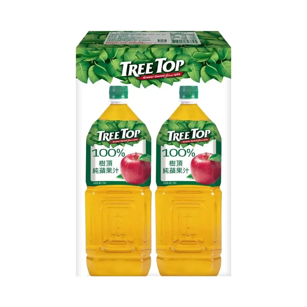 【Tree Top 樹頂】蘋果汁 (2公升X4入/箱)