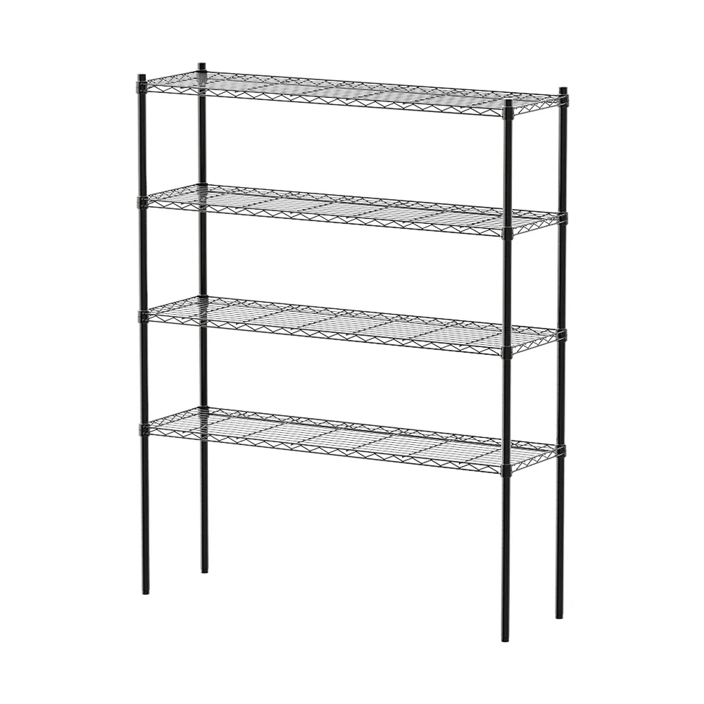 【dayneeds 日需百備】輕型 120x35x150公分 烤漆四層架 兩色可選(鐵力士架/收納層架/鞋架/層架/鐵架)
