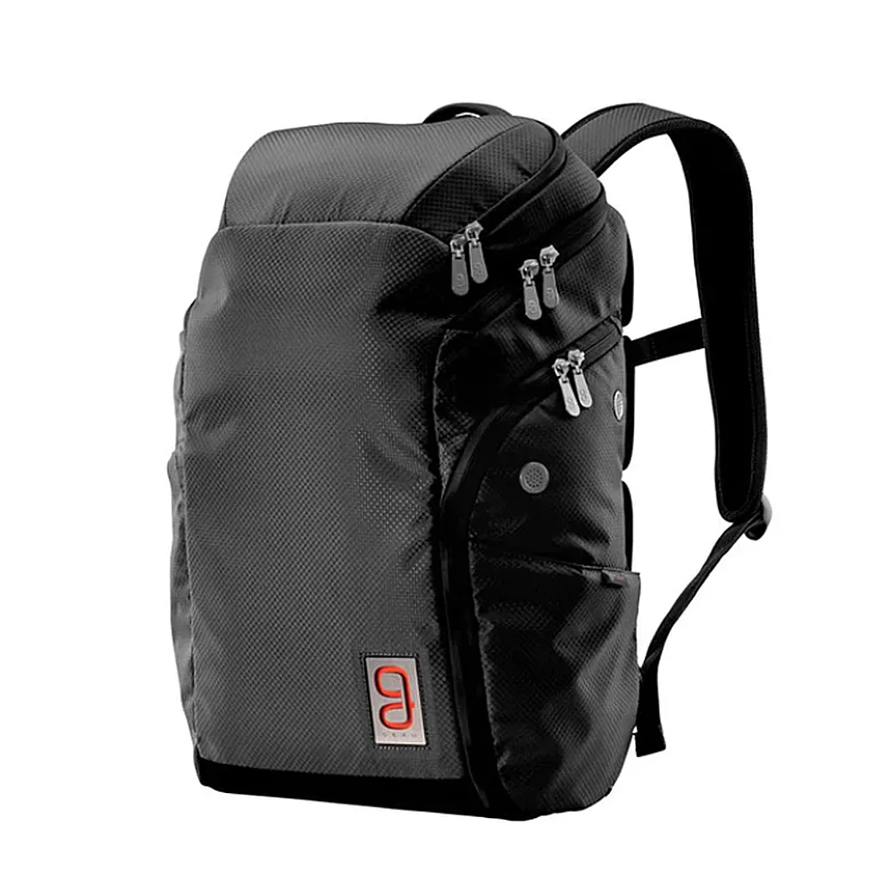 【GEAU SPORT】Axiom 匹克球背包 2.0-黑/藍(防水包 匹克球袋/運動型背包/防潑水)
