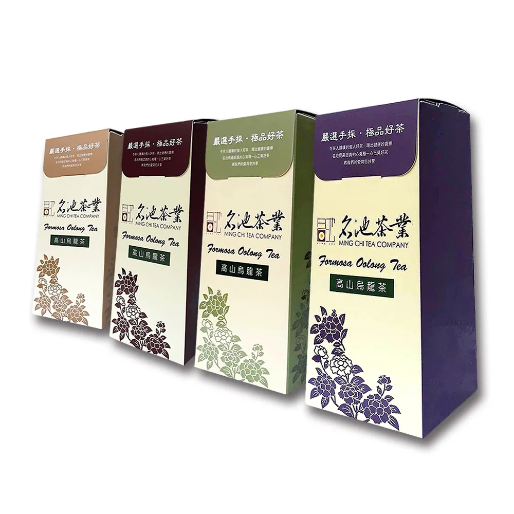 【名池茶業】台灣四大名烏龍茶葉150gx4盒(共1斤)