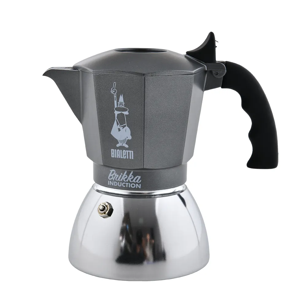 Bialetti Brikka 加壓摩卡壺 4人份 升級款 咖啡壺 {電磁爐 IH爐可用}(平輸品)