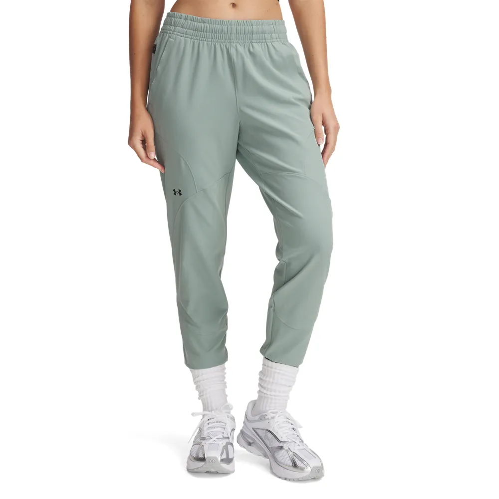 【UNDER ARMOUR】UA 女 Unstoppable Jogger 運動長褲_1376926-348(綠色)